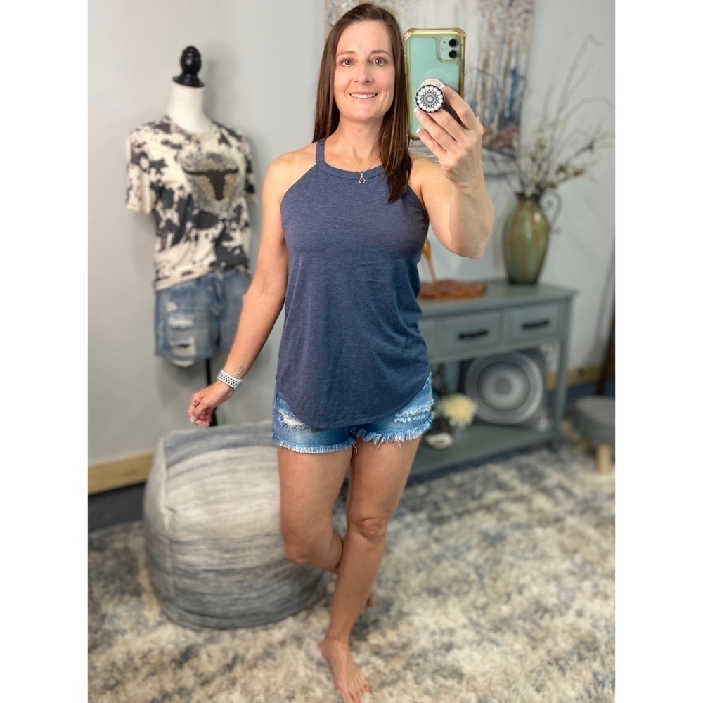 ❤️🔥Tri Rocker Tank Floaty Top Blue 2320 - Picture 5 of 11